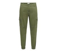 ONLY and SONS ONSCARTER LIFE CARGO CUFF 0013 PANT NOOS Cargohose oliv in W36L34