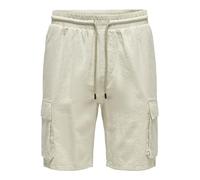 Only & Sons Sinus Cargo Shorts XL Silver Lining
