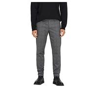 Only & Sons Herren Onsmark Check Pants Hy 9887 Noos Hose, Limestone, 38W x 32L