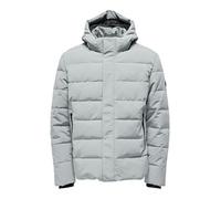Steppjacke ONLY & SONS "ONSCAYSON PUFFA OTW NOOS", Damen, Gr. S, mirage gray, Web, Obermaterial: 100% Polyester, unifarben, regular fit normal, Rippbündchen, Jacken Steppjacke (26701747-S) mirage gray