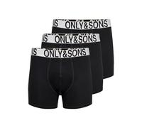 Only & Sons Male Eng anliegende Boxershorts ONSBASIC 3er-Pack Eng anliegende Boxershorts