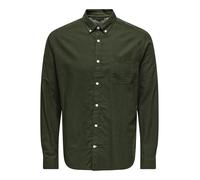 ONLY & SONS Herren Onsroad Life Reg Melange Shirt Langarmhemd, Rosin, M EU