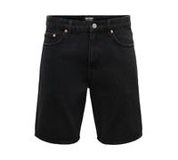 Only & Sons Male Jeans-Shorts ONSEDGE Gerade geschnitten Shorts