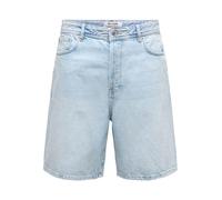 Only & Sons Jeansshorts Fade Hellblau 100% Baumwolle Herren XL
