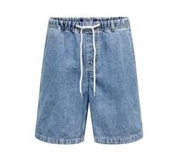 Only & Sons Male Jeans-Shorts ONSFADE Mittlere Taille Locker geschnitten Cargoshorts