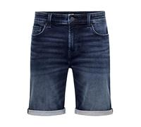ONLY & SONS Male Jeans-Shorts ONSPLY Mittlere Taille Normal geschnitten Shorts