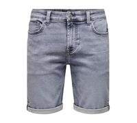 Only & Sons Male Jeans-Shorts ONSPLY Mittlere Taille Normal geschnitten Shorts