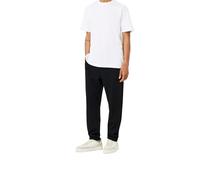Jogginghose ONLY & SONS "ONSNEWKODYL LIFE LINUS REG PANT NOOS", Herren, Gr. S, N-Gr, schwarz, Sweatware, Obermaterial: 62% Polyester, 33% Viskose, 5% Elasthan, unifarben, modisch, regular fit normal,