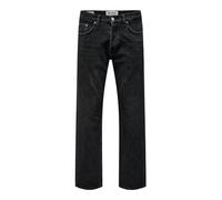 Only & Sons Edge 6985 Tai Straight Fit Jeans in Gr. 2830 in Schwarz
