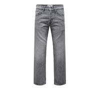 Straight Fit Jeans mit Woll-Anteil Modell 'EDGE' 29/30 men Hellgrau