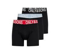 Only & Sons Male Shorts ONSFITZ 3-Pack Boxershorts