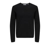 ONLY & SONS Pullover in Schwarz - Größe L | Herren Plussize