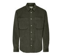 ONLY&SONS - ONSALP 2PKT WASHD CORD LS SHIRT NOOS Forest Night - Gr. - L