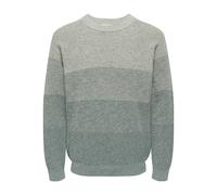 ONLY & SONS Pullover "Birk" in Dunkelbraun - Größe L | Herren Plussize