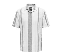 ONLY & SONS Herren T-Shirt Onscaiden Ss Stripe Linen Resort Noos, Cloud Dancer, XXL