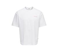 ONLY&SONS - ONSCASPIAN AIRFLEX AMORE BOXY SS TEE Bright White - Gr. - L