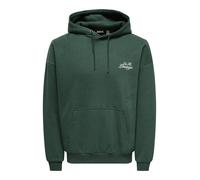 ONLY&SONS - ONSCERES CHILL OVZ LS HOODIE SWEAT pine grove - Gr. - L