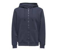 ONLY and SONS ONSCERES ZIP THR. HOODIE SWEAT NOOS Kapuzenjacke blau in S