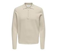 ONLY & SONS Onscooper Reg Ls 12 Half Zip Polo Noos