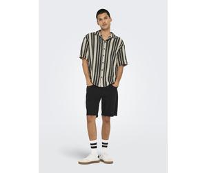 ONLY&SONS - ONSDANI CROCHET SS SHIRT NOOS Cloud Dancer - Gr. - S