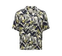ONLY&SONS - ONSDASH LIFE REG AOP SS 001 RESORT SHIRT Egret - Gr. - M