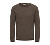 Strickpullover ONLY & SONS "ONSERIC REG 12 STRUC CREW KNIT", Herren, Gr. M, braun (demitasse detail:with falcon), Strick, Obermaterial: 100% Baumwolle, unifarben, regular fit normal, Rundhals, eingefa