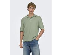 ONLY & SONS Poloshirt in Khaki - Größe S | Herren Plussize