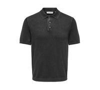 ONLY&SONS - ONSGARSON SS REG WASH POLO KNIT Black - Gr. - M