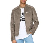 ONLY & SONS Onsgus Faux Suede Racer Jacket OTW