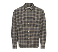 ONLY&SONS - ONSHALE FLANNEL CHECK SHIRT RLX FIT NOOS Grey Pinstripe - Gr. - XL