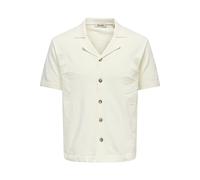 ONLY&SONS - ONSJAM LIFE REG SS SHIRT KNIT Egret - Gr. - L