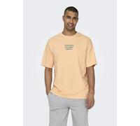 ONLY & SONS Shirt in Orange - 45% | Größe M | Herren Plussize