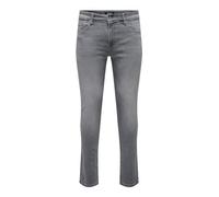 Only & Sons Loom Lmg 8265 Mat Slim Fit Jeans (Herstellerartikelnummer: 22028265-LightGreyDenim-32-34)