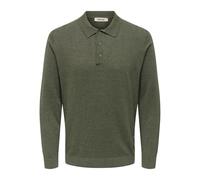 ONLY & SONS Onsloui Reg 12 Ls Mel Polo Knit