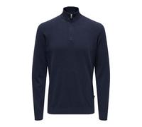 ONLY & SONS Onsloui Reg 12 Mel Half Zip Knit Noos