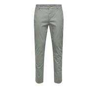 ONLY & SONS Herren ONSMARK PETE Slim Dobby 0058 Pant NOOS Chinohose, Ultimate Grey/Detail:Castor Gray, 32 W/34 L