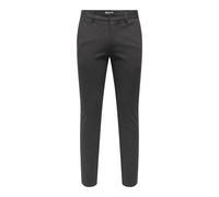 ONLY&SONS - ONSMARK SLIM CHECK 020960 PANT NOOS Coffee Bean - Gr. - 34