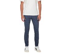 ONLY & SONS Herren Chino Hose ONSMARK Slim Check 9887 - Slim Fit - Stretch, Größe:36W / 32L, Farbe:Dress Blues 22019887