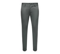 ONLY&SONS - ONSMARK SLIM GW 0209 PANT NOOS Grey Pinstripe - Gr. - 31/34