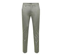 ONLY&SONS - ONSMARK SLIM TAP 0209 MELANGE PANT NOOS olive night - Gr. - 30/34