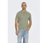 ONLY&SONS - ONSMOON REG 12 SS POLO KNIT NOOS - Gr. - XXL