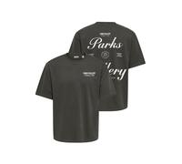 ONLY&SONS - ONSPARKS GALLERY AIR BOXY SS TEE NOOS Beluga - Gr. - XXL