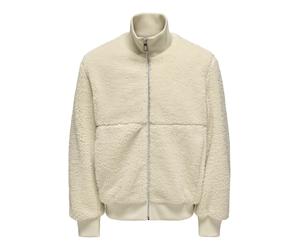 ONLY&SONS - ONSRAY SHERPA JACKET OTW VD Silver Lining - Gr. - XL