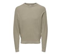 Only & Sons ONSTONY DS 12 LS WAFFLE CREW KNIT XXL 22032542 String (910189) Beige XXL
