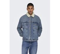 ONLY&SONS - ONSWILSON SHERPA DBTINT 0970 DNM JACKET Dark Blue Denim - Gr. - M