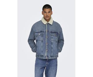 ONLY&SONS - ONSWILSON SHERPA DBTINT 0970 DNM JACKET Dark Blue Denim - Gr. - M