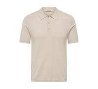 Only & Sons Herren Poloshirt Onswyler Life Reg 14 SS Polo Knit Noos Silver Lining XXL