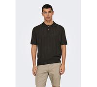 ONLY & SONS Poloshirt in Schwarz - Größe XL | Herren Plussize