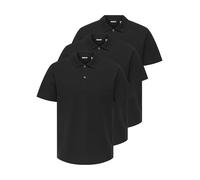 Only&Sons Poloshirt Herren schwarz, XL