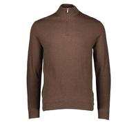 Troyer ONLY & SONS "ONSLOUI REG 12 MEL HALF ZIP KNIT NOOS", Herren, Gr. L, coffee bean detail:melange, Strick, Obermaterial: 60% Baumwolle, 20% Nylon, 20% Viskose, meliert, modisch, regular fit, Langa